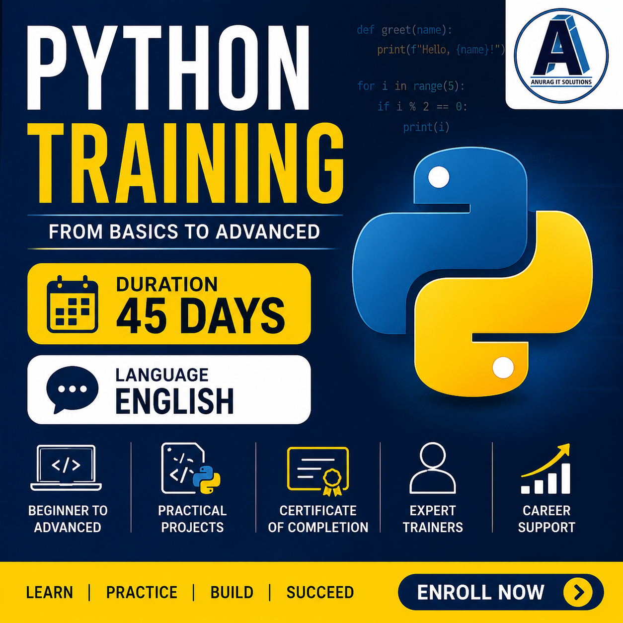 Hands-on Python training