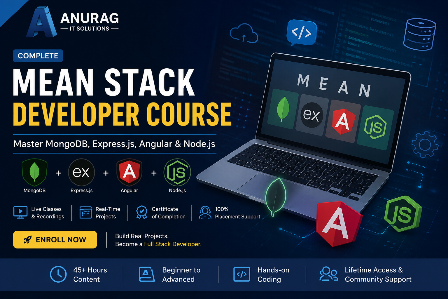 Complete MEAN Stack Developer Course – New Batch Starts August 26, 2026